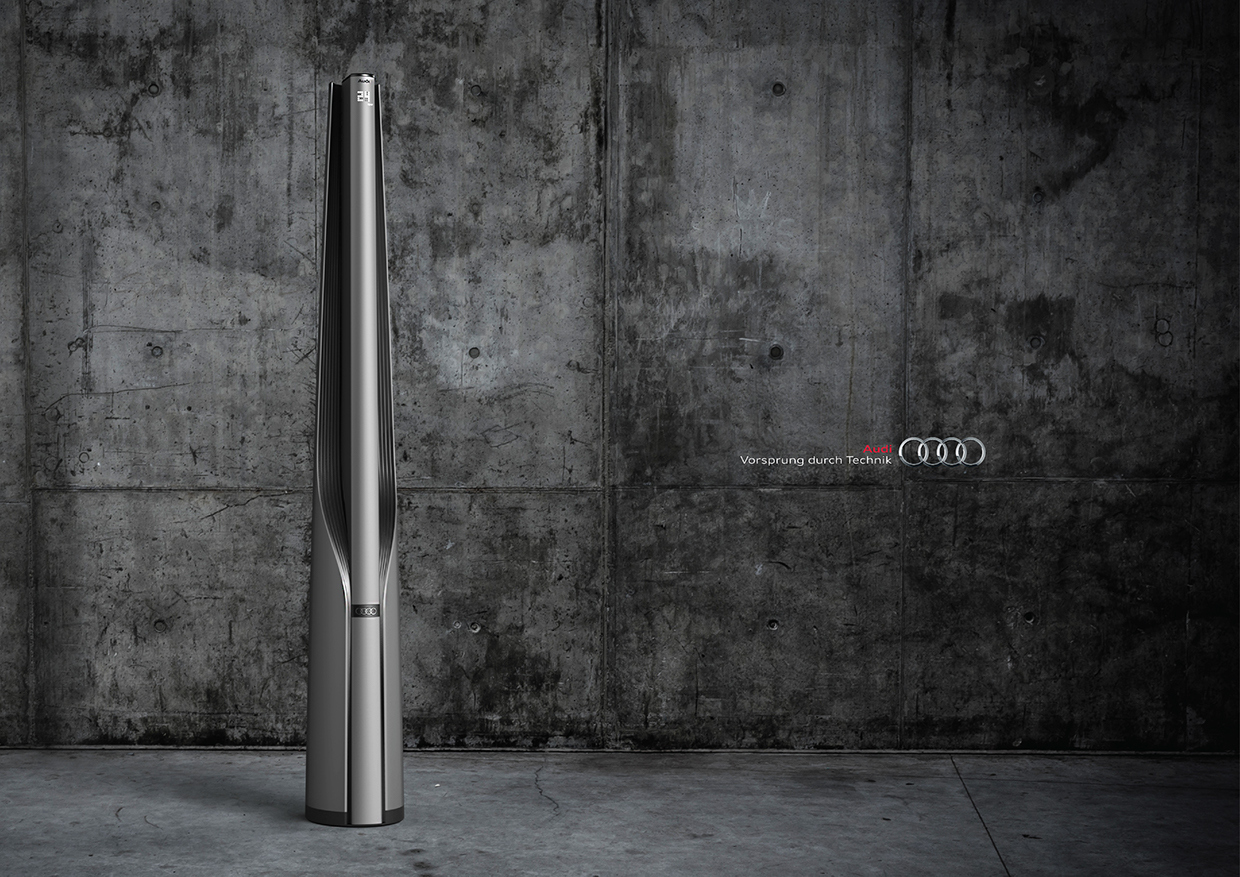 industrial design，product design，audi，air cleaner，household electrical appliances，