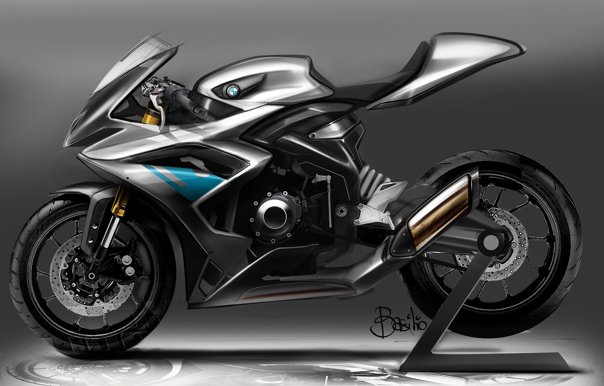 Automobile design，motorcycle，BMW Motorcycle，BMW motorcycle，