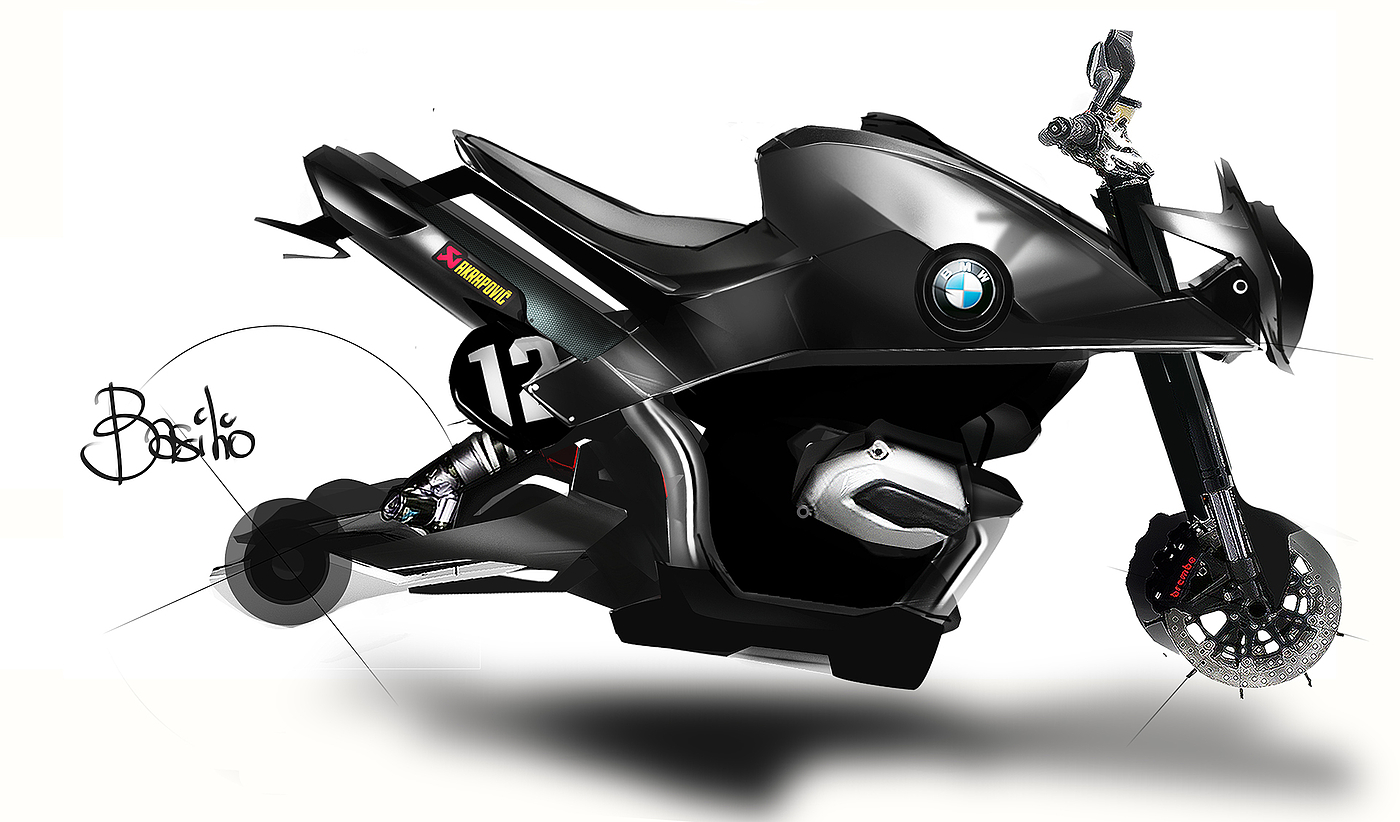 Automobile design，motorcycle，BMW Motorcycle，BMW motorcycle，