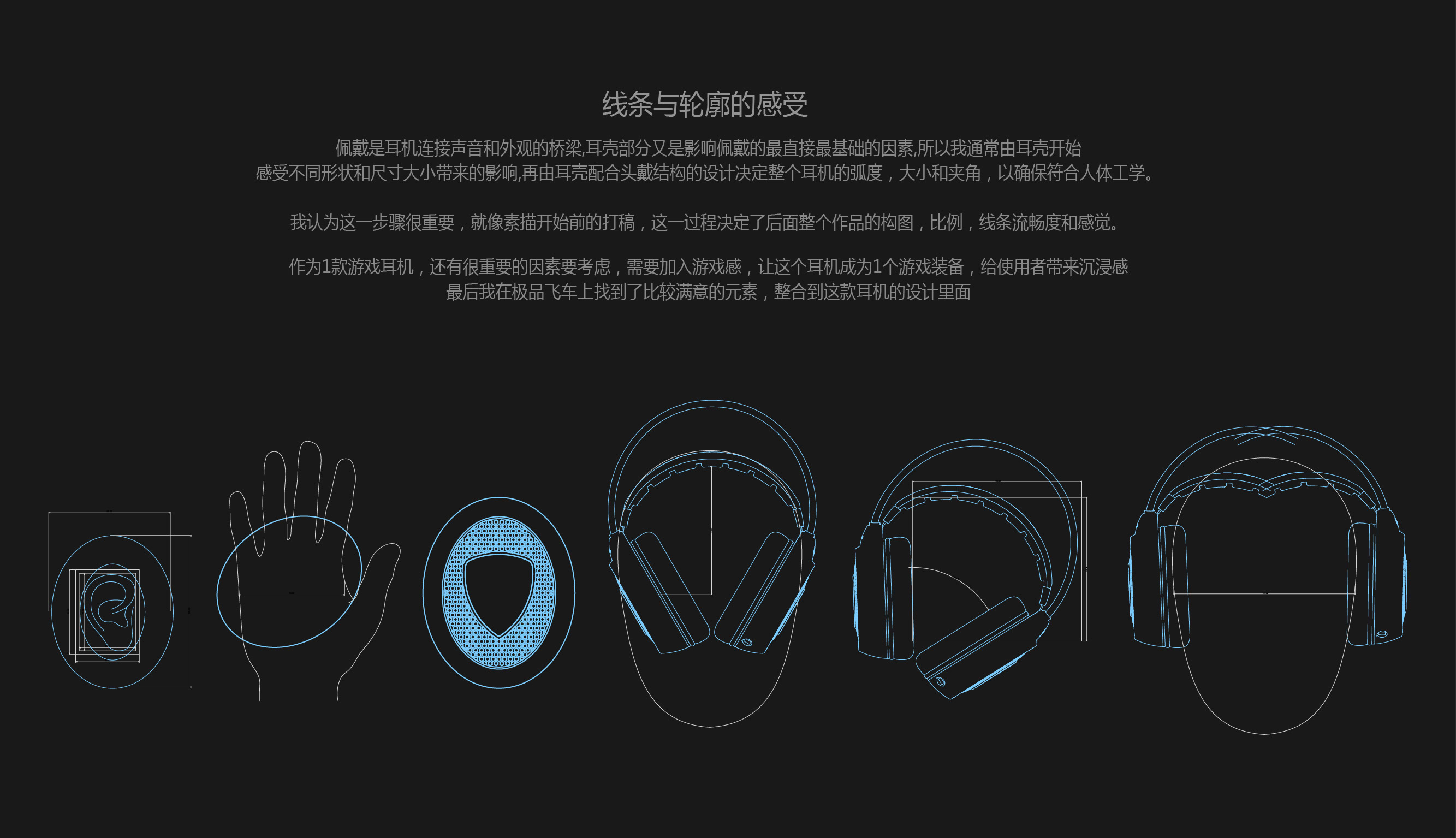 Industrial design, earphone design，