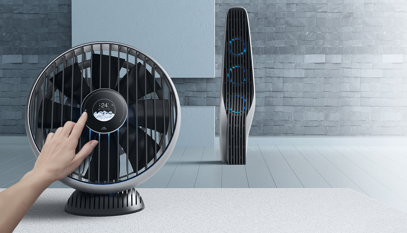 Air circulator，air conditioner，layer，