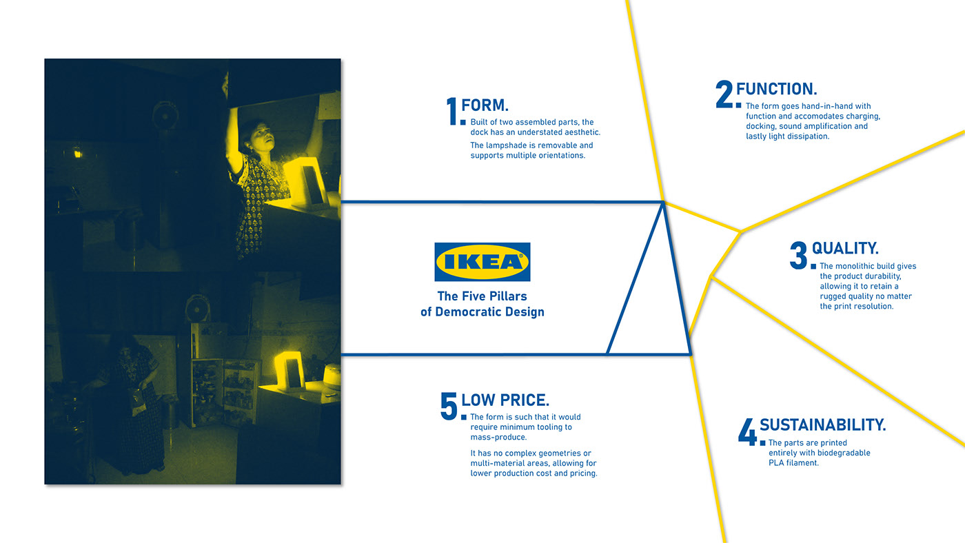 IKEA，3D printing，Mobile phone lampshade，