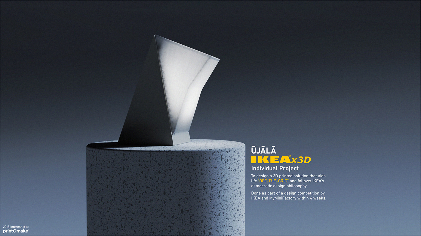 IKEA，3D printing，Mobile phone lampshade，