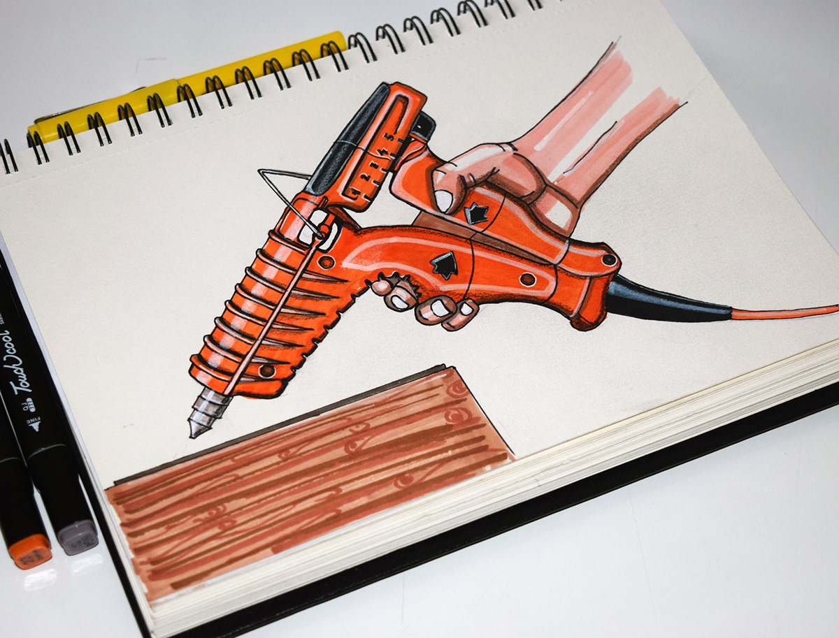 sketch，marker pen，Hand drawn products，Hand drawn，