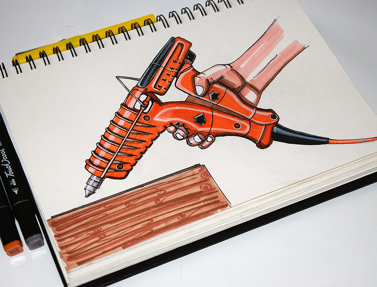 sketch，marker pen，Hand drawn products，Hand drawn，