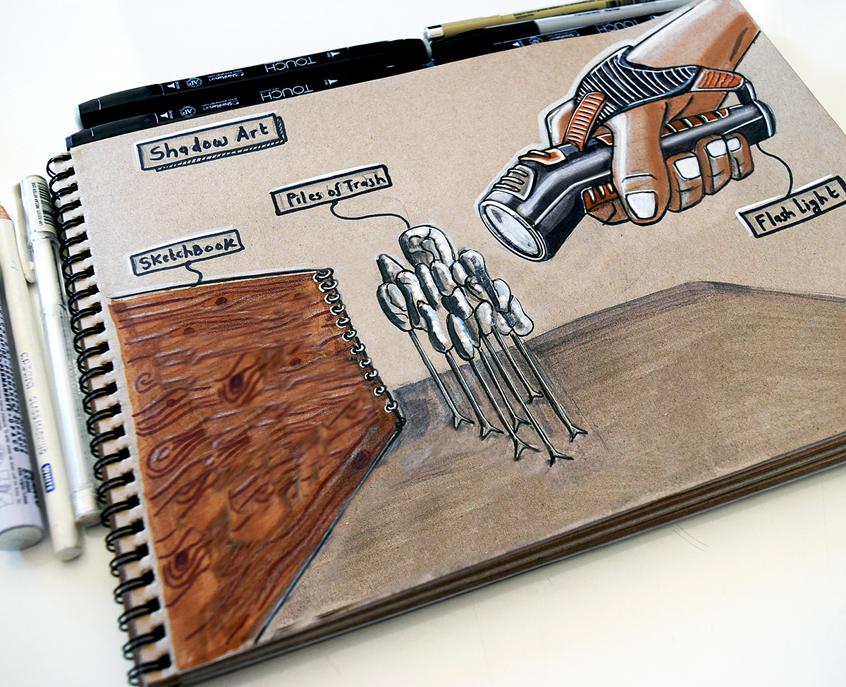 sketch，marker pen，Hand drawn products，Hand drawn，