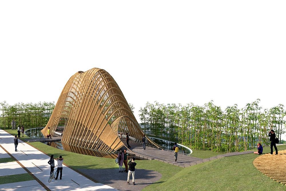 reddot，Bamboo Pavilion，2019 red dot product design award，Bamboo trace Museum，