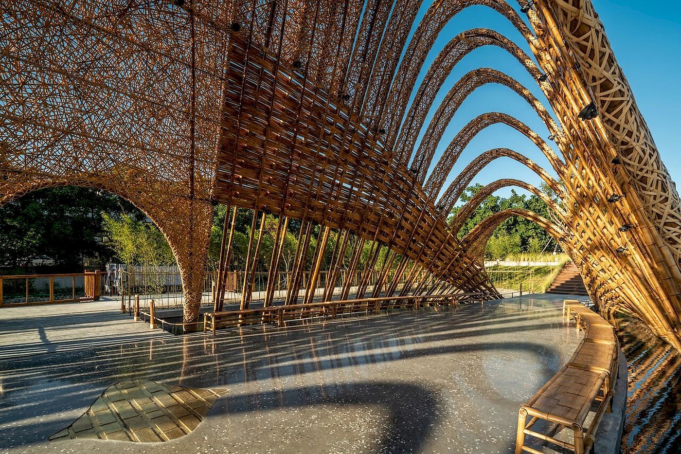 reddot，Bamboo Pavilion，2019 red dot product design award，Bamboo trace Museum，