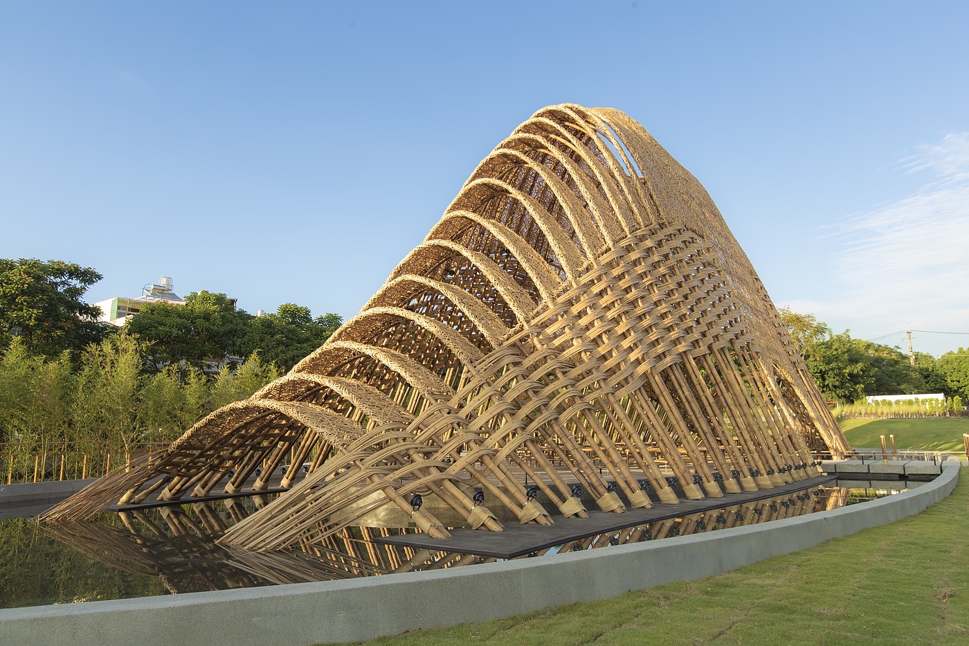 reddot，Bamboo Pavilion，2019 red dot product design award，Bamboo trace Museum，