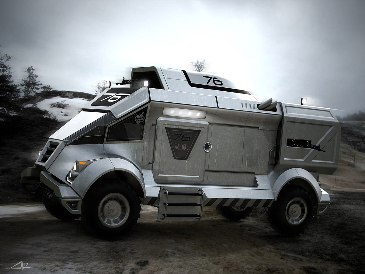 design sketch，3d，Field vehicle，