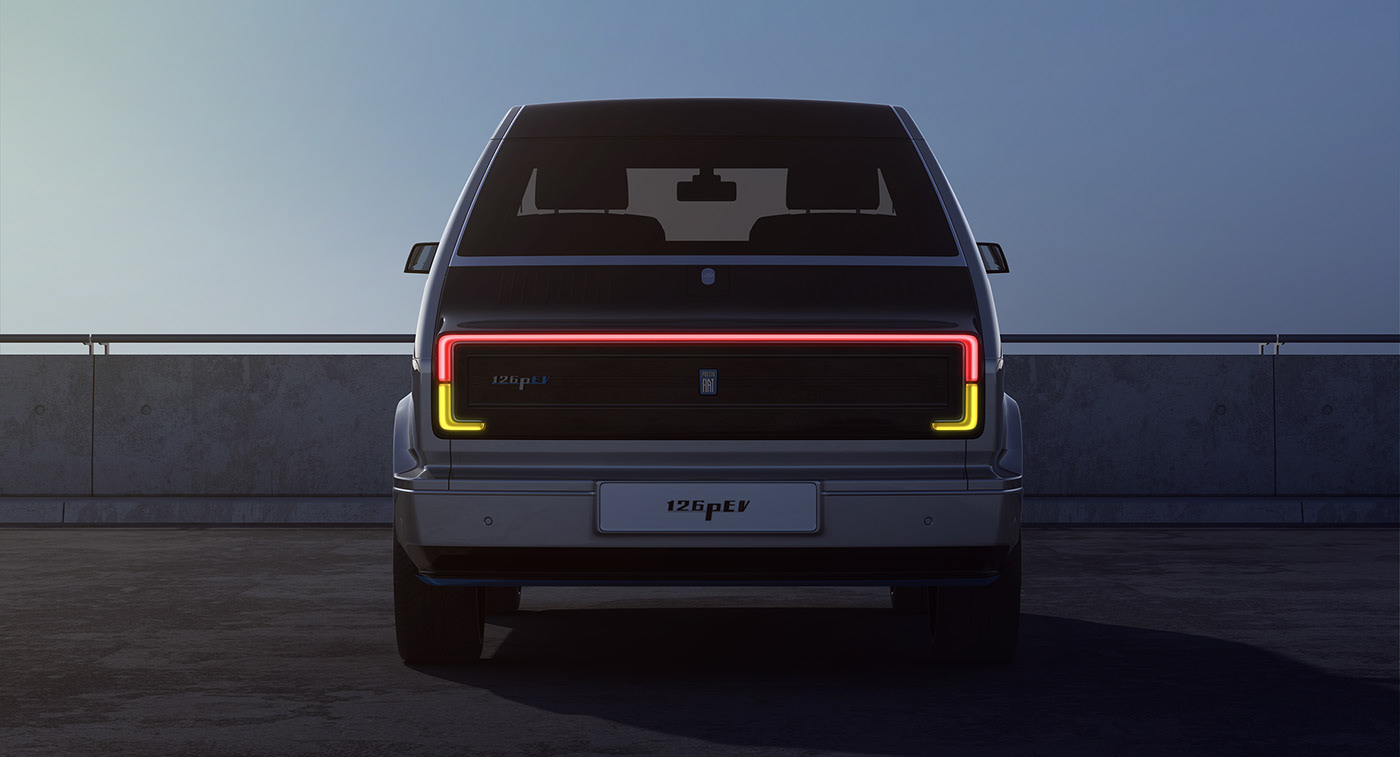 automobile，electric vehicle，Fiat 126P，Vehicle visualization，