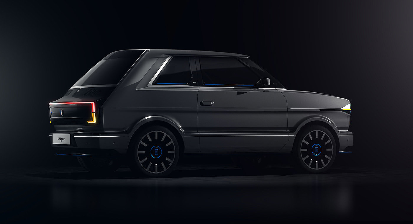 automobile，electric vehicle，Fiat 126P，Vehicle visualization，