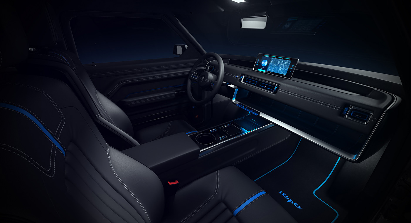 automobile，electric vehicle，Fiat 126P，Vehicle visualization，