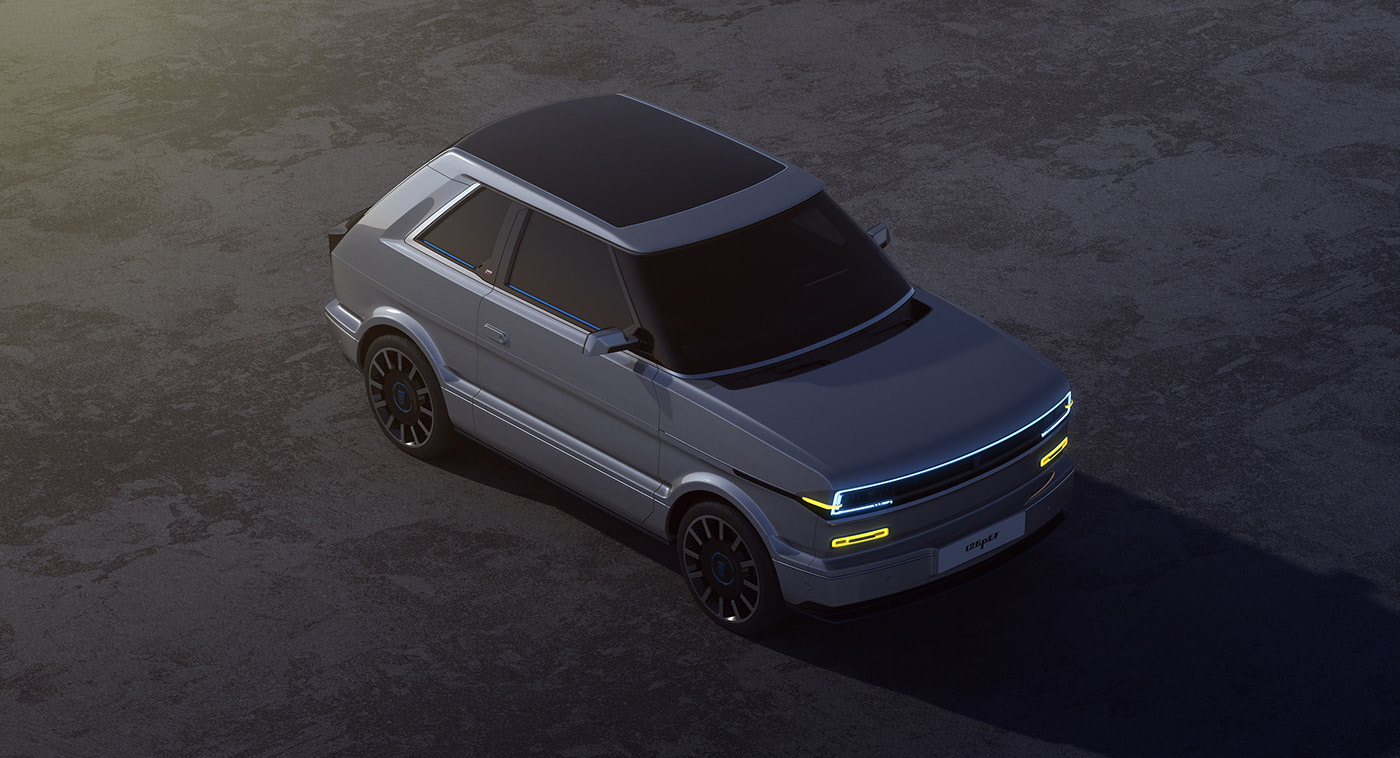 automobile，electric vehicle，Fiat 126P，Vehicle visualization，
