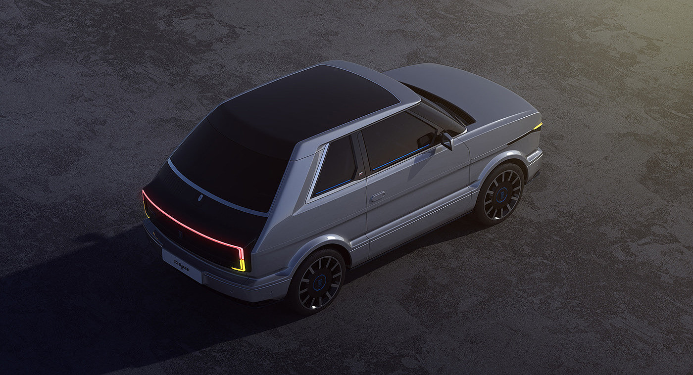 automobile，electric vehicle，Fiat 126P，Vehicle visualization，