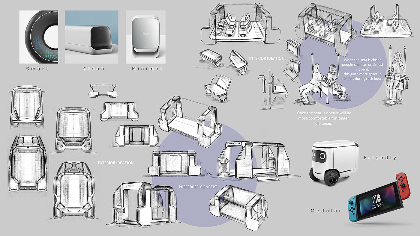 conceptual design，Intelligent public transportation，Yutong，