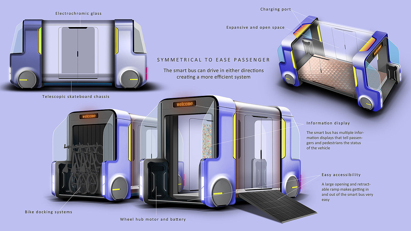 conceptual design，Intelligent public transportation，Yutong，