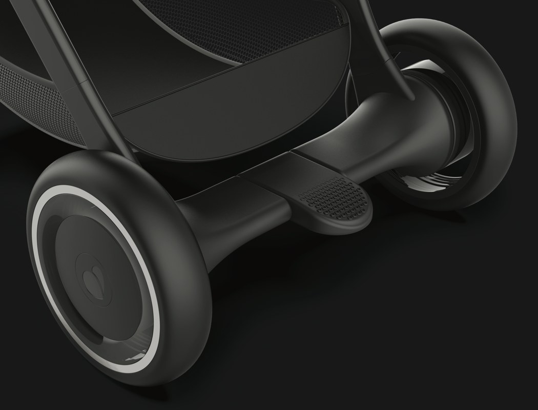 Children's car，black，Intelligent monitoring，