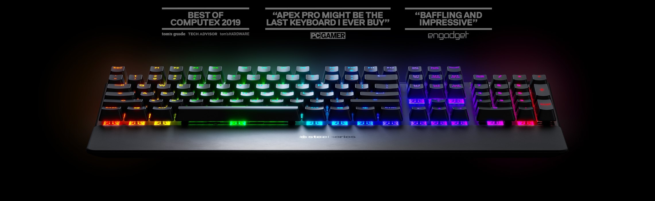 reddot，keyboard，Apex Series，2019 red dot product design award，