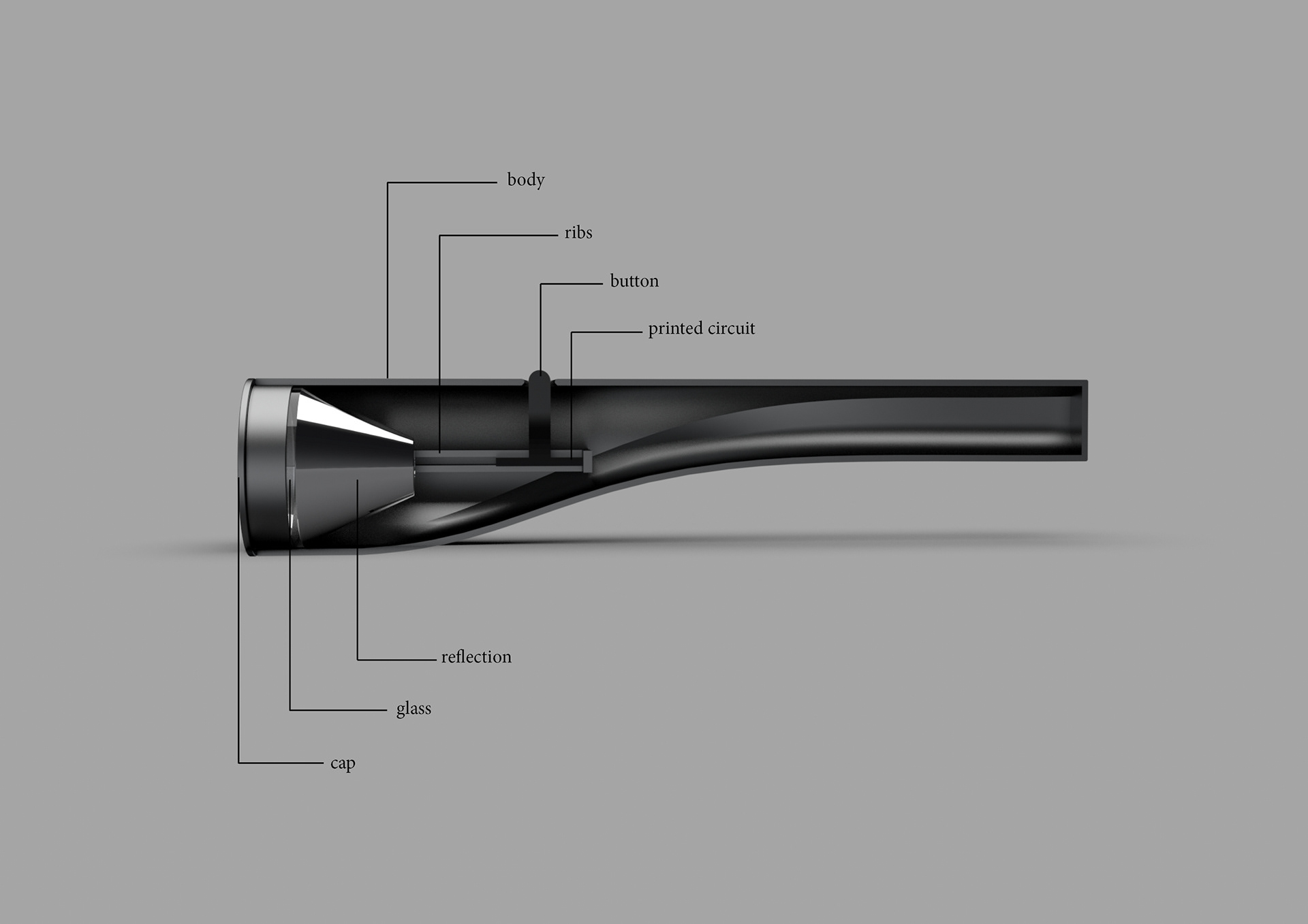 Flashlight，FlashLight，industrial design，Torch，