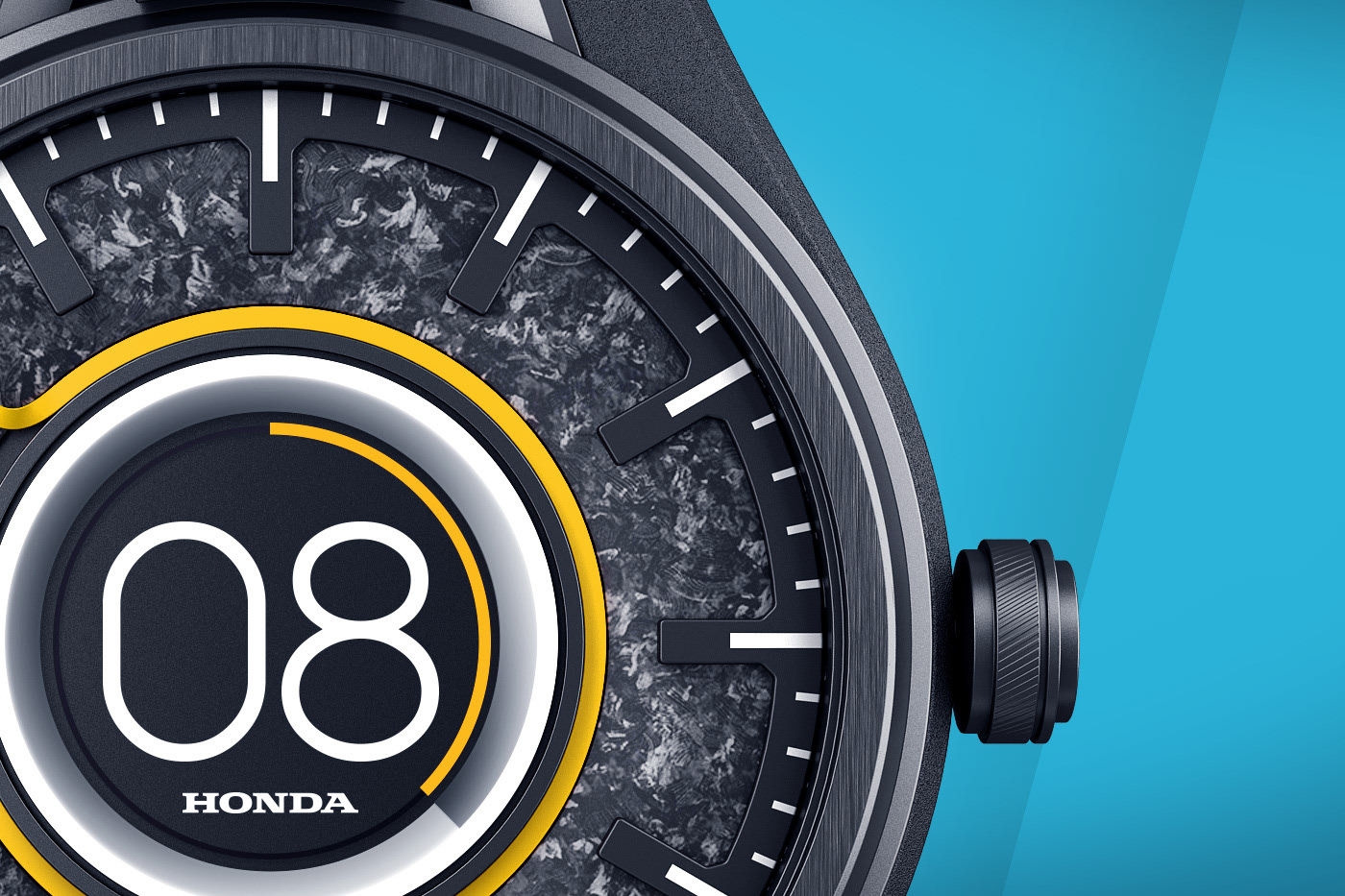 HONDA ENG-01，Wrist watch，Honda eng-01，Power watch，industrial design，