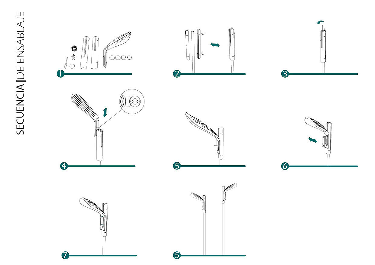 outdoors，communal facilities，street lamp，lighting，Simplicity，