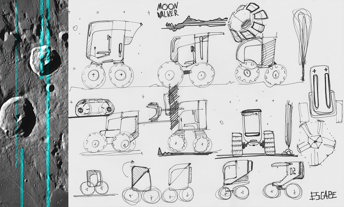 intelligence，Lunar probe，Moonwalker，