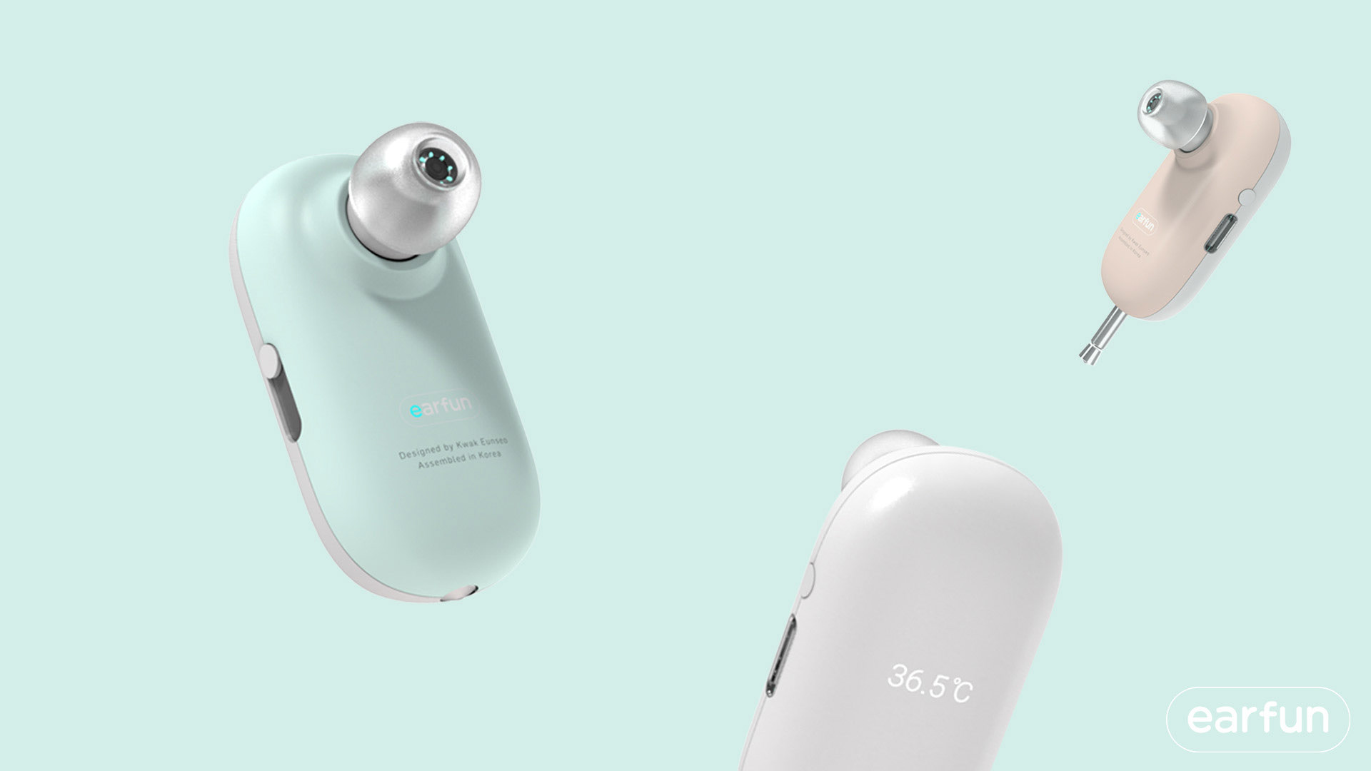 Ear-fun，industrial design，thermometer，The thermometer，Ear thermometer，