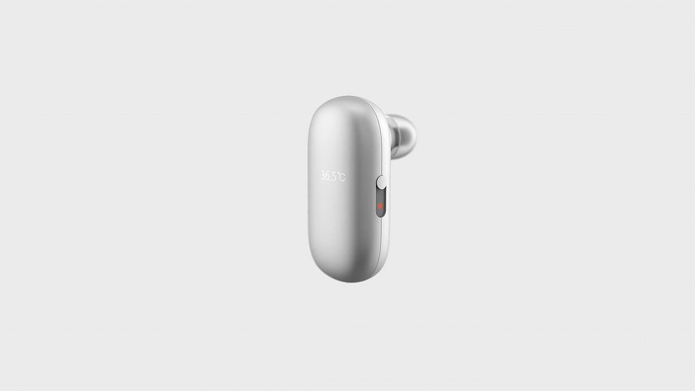 Ear-fun，industrial design，thermometer，The thermometer，Ear thermometer，
