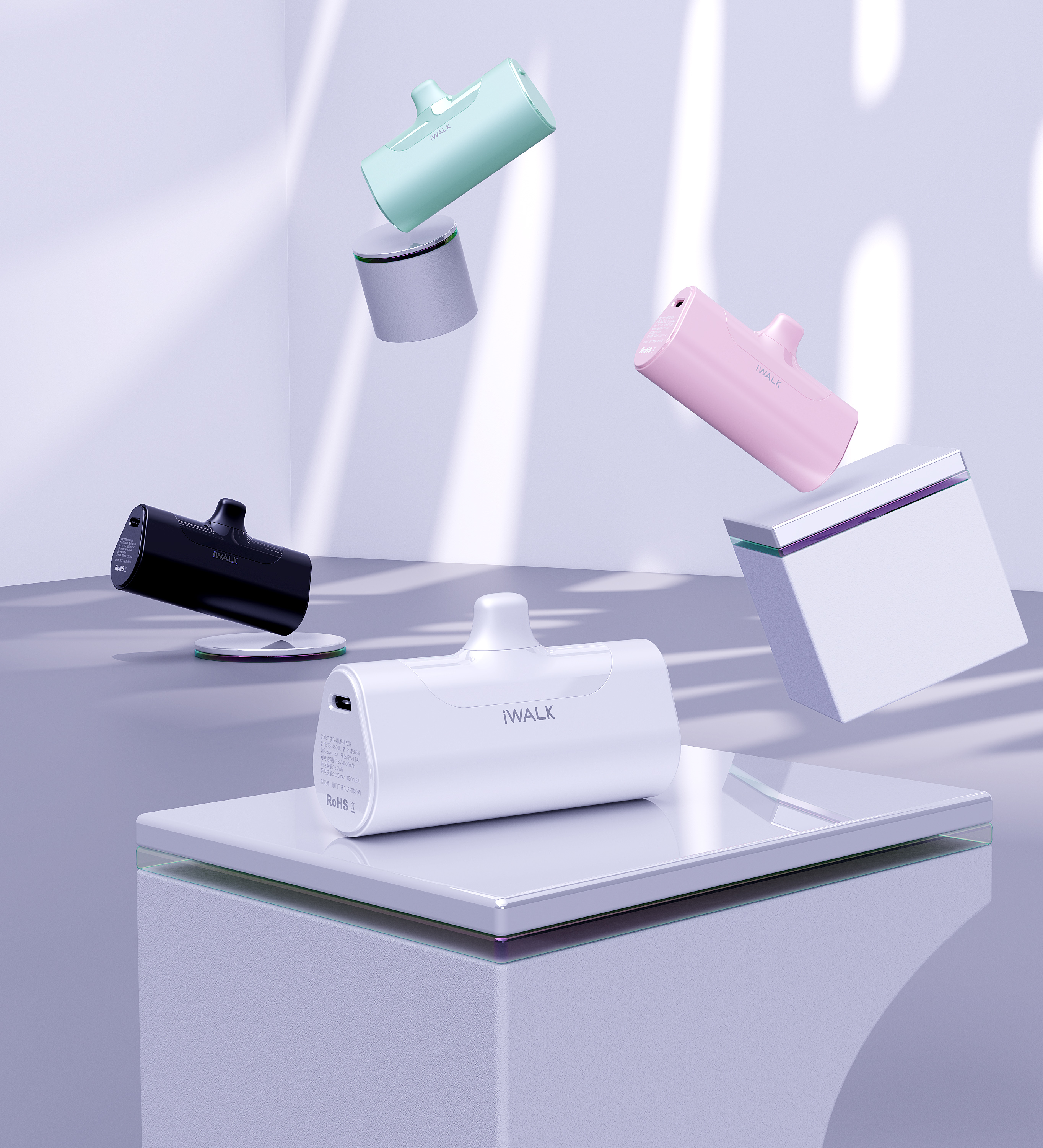 Compact and portable，Small volume and large capacity，In line mobile power supply，Integrated design，