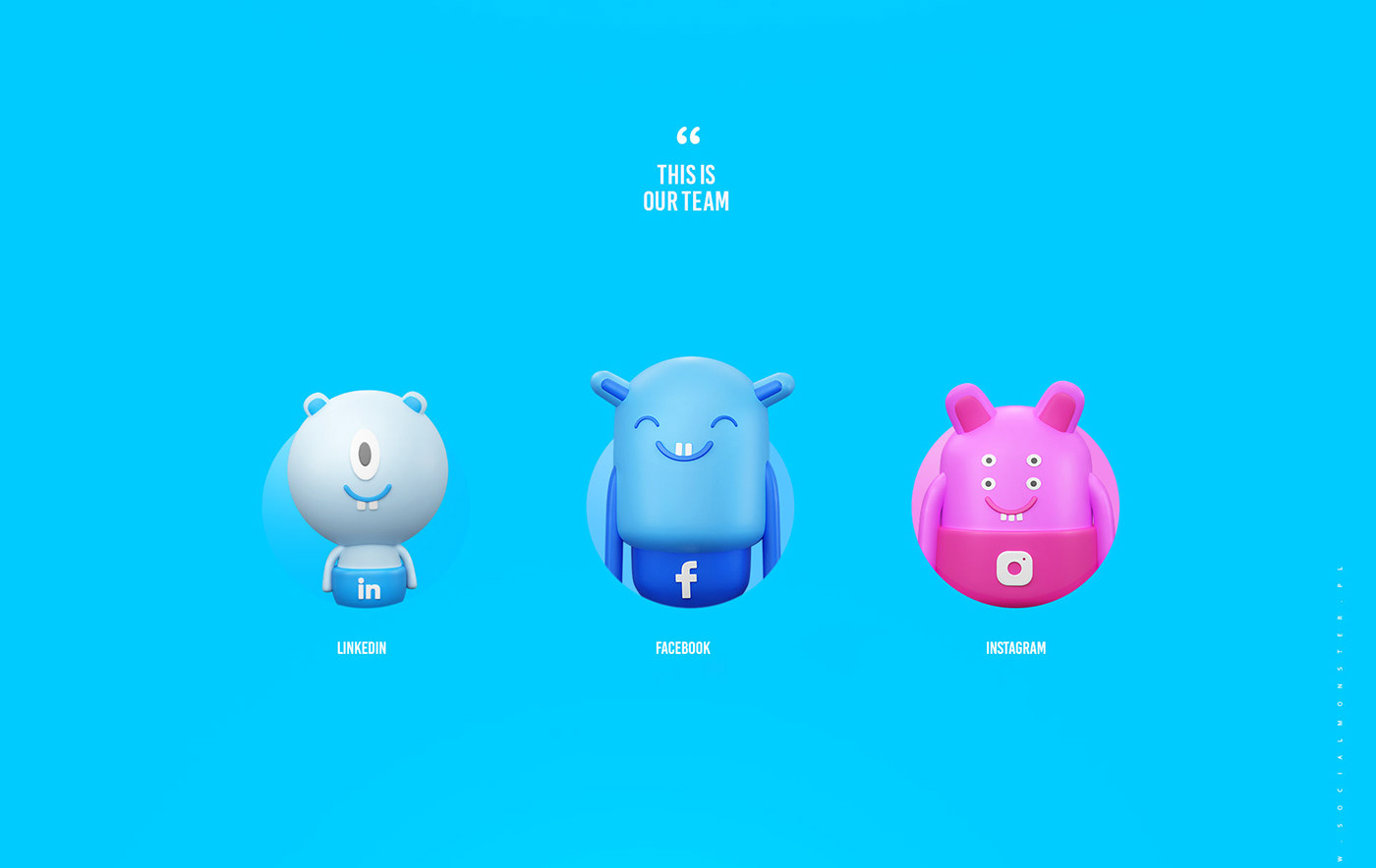 brand image，Animation design，Social Monster，