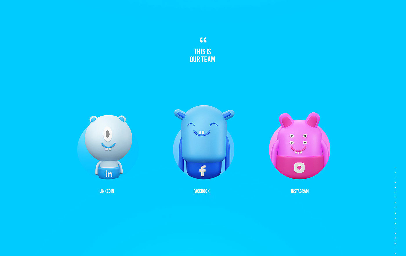 brand image，Animation design，Social Monster，