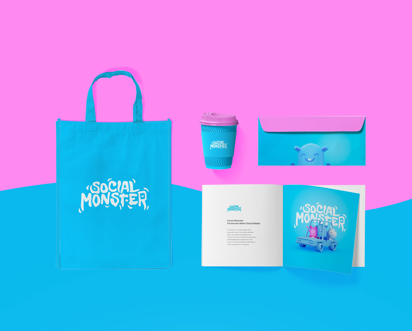 brand image，Animation design，Social Monster，