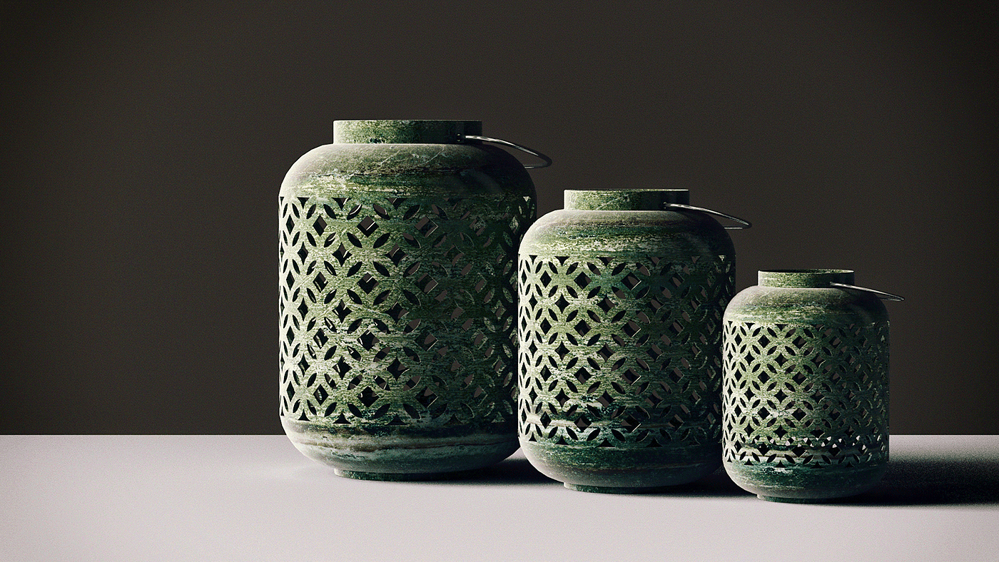 Decorative Vase，3d建模，花瓶，