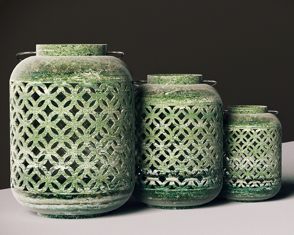 Decorative Vase，3d建模，花瓶，