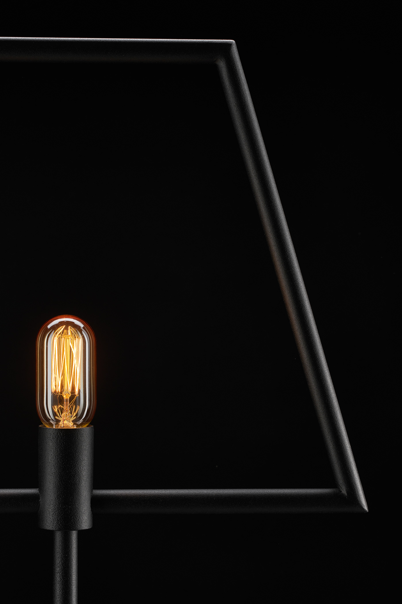 Lamp design，Metal，black，