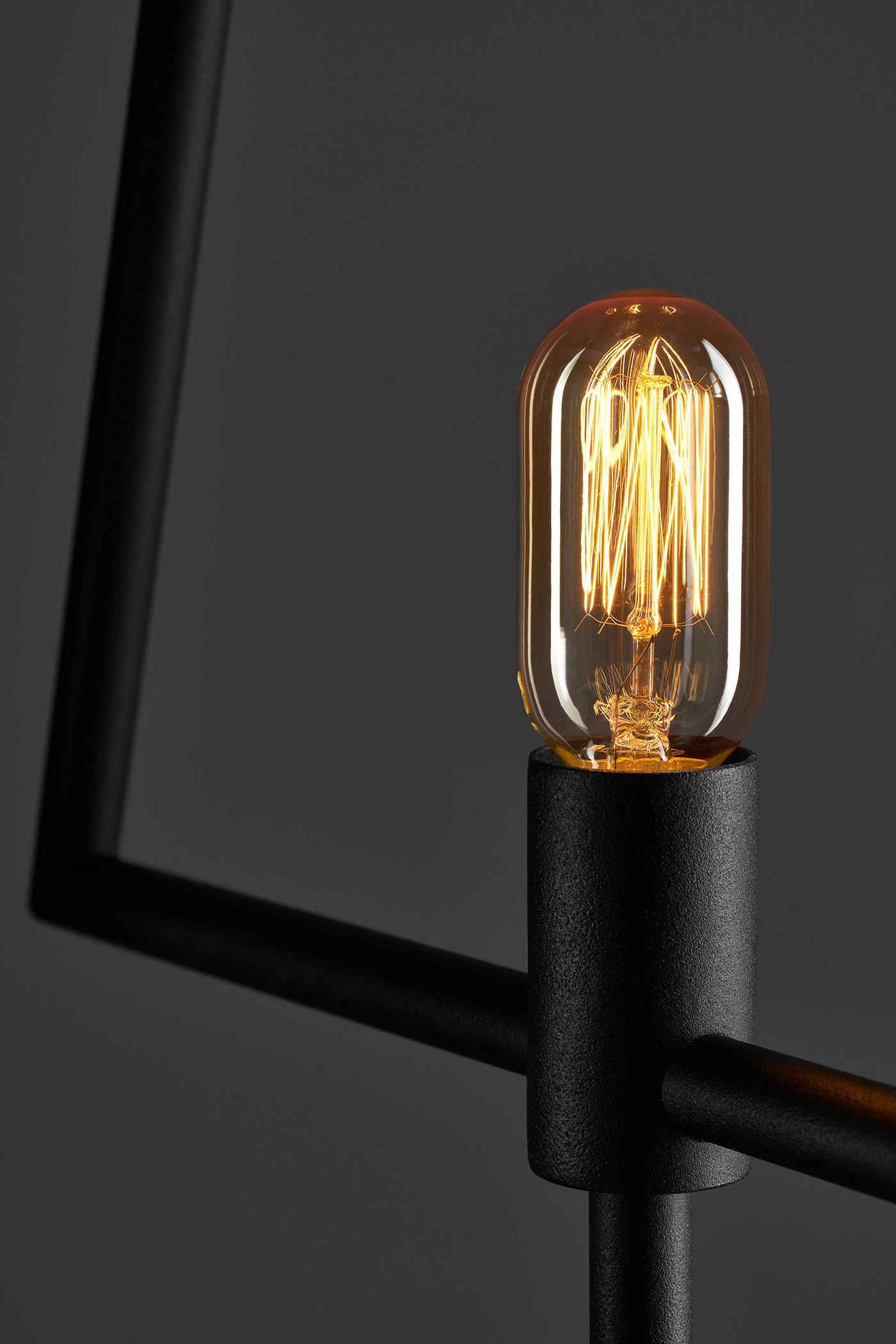 Lamp design，Metal，black，