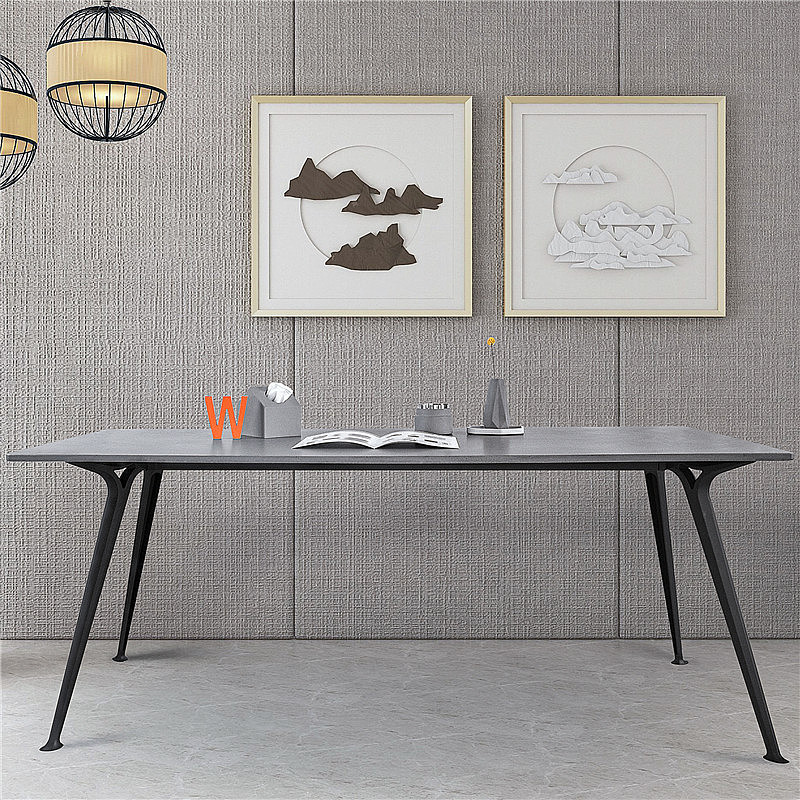 Cement Creative Desktop，Simple desk，Nordic cement home dining table，Multifunctional concrete table，Cement table on the other side，