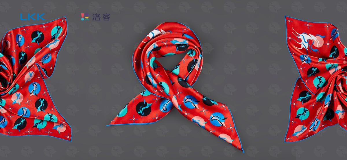 Cultural and creative design，Cultural and creative products，Dunhuang Cultural and creative design，Silk scarf design，