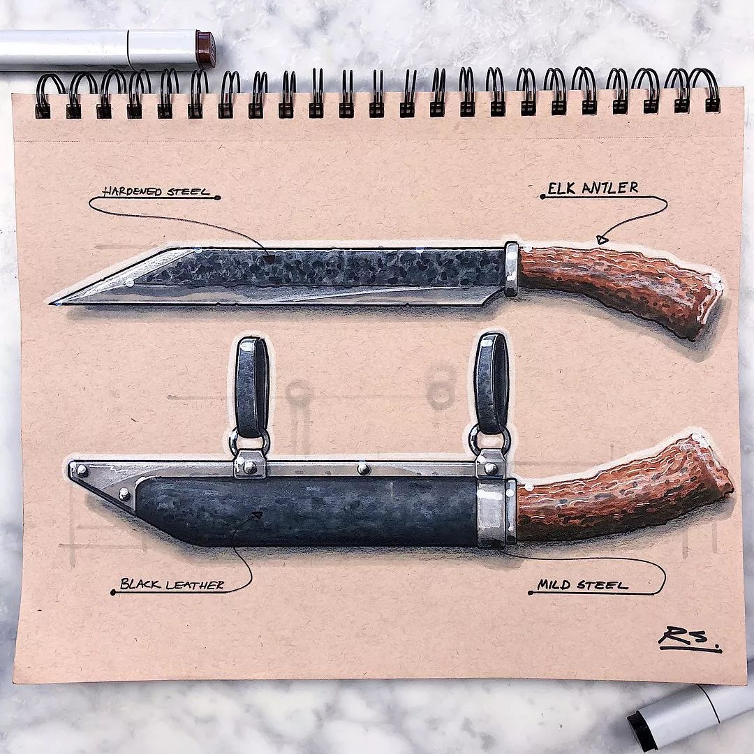 industrial design，Hand drawn book，