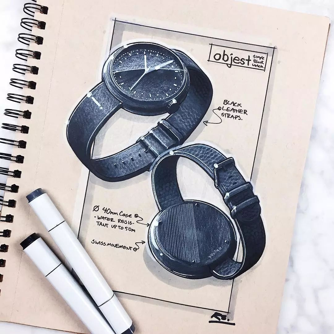 industrial design，Hand drawn book，