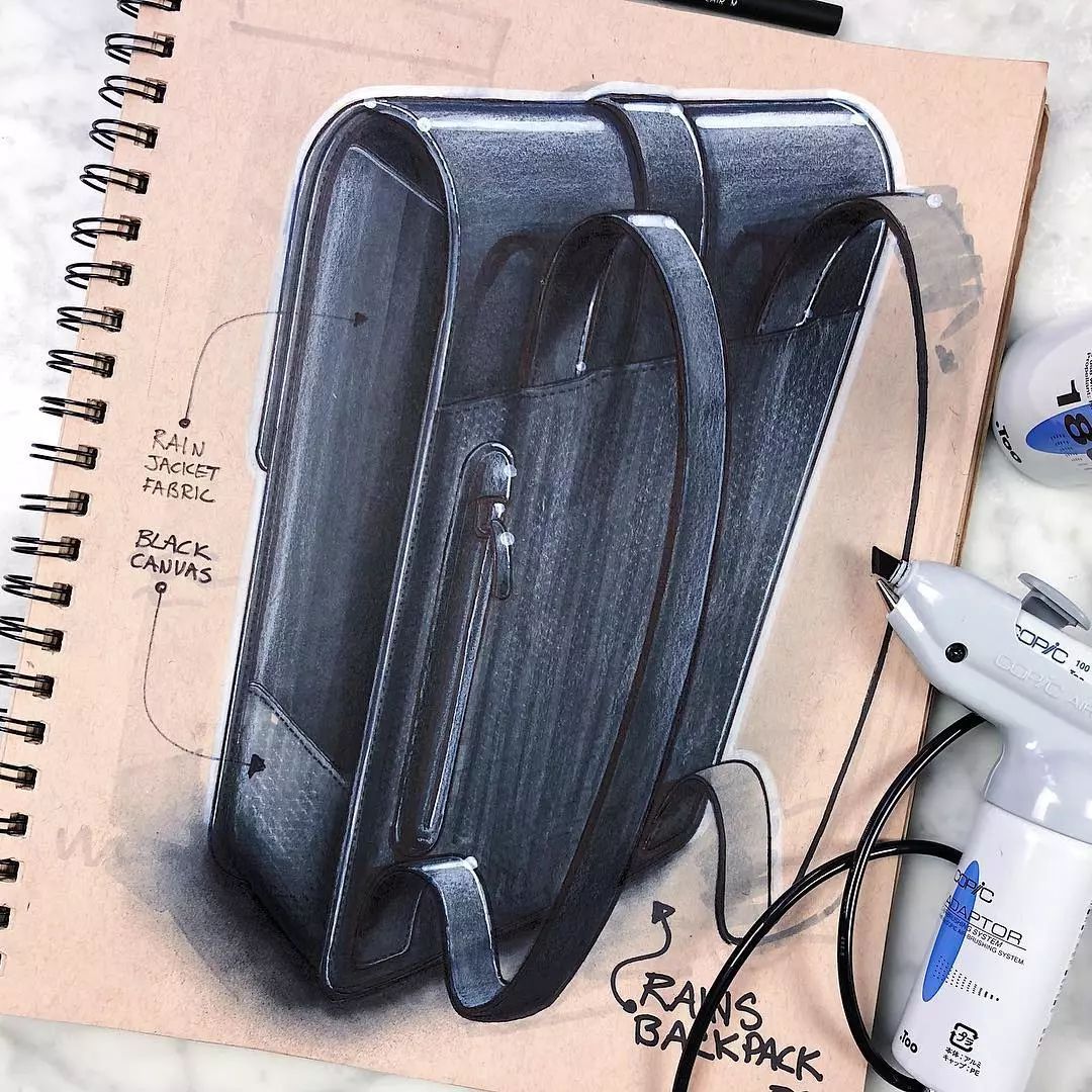 industrial design，Hand drawn book，