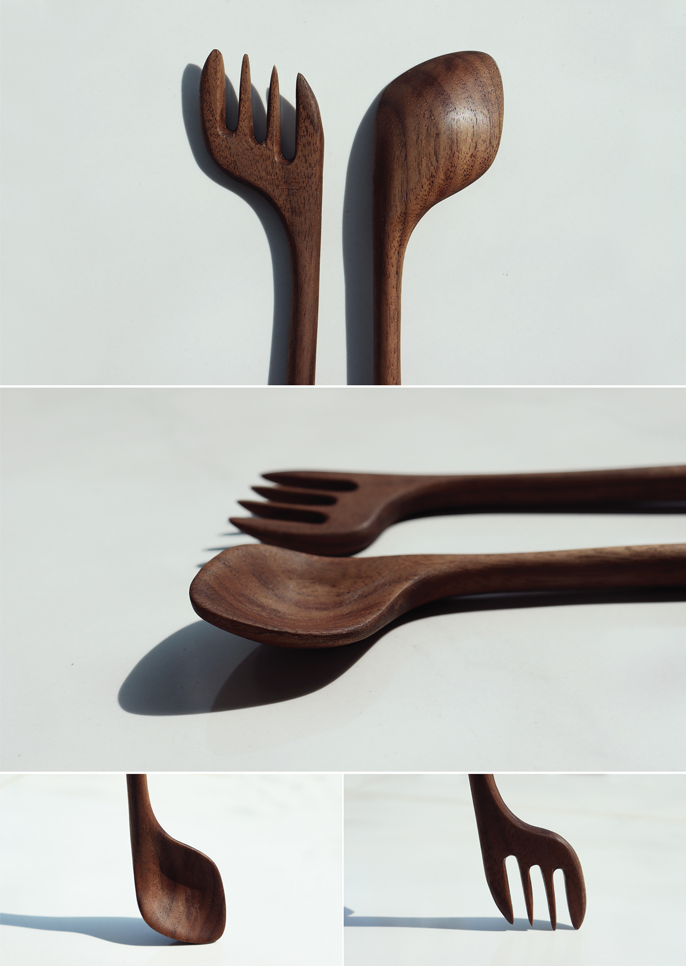 Product improvement，User experience，tableware，woodiness，Fork，Spoon，