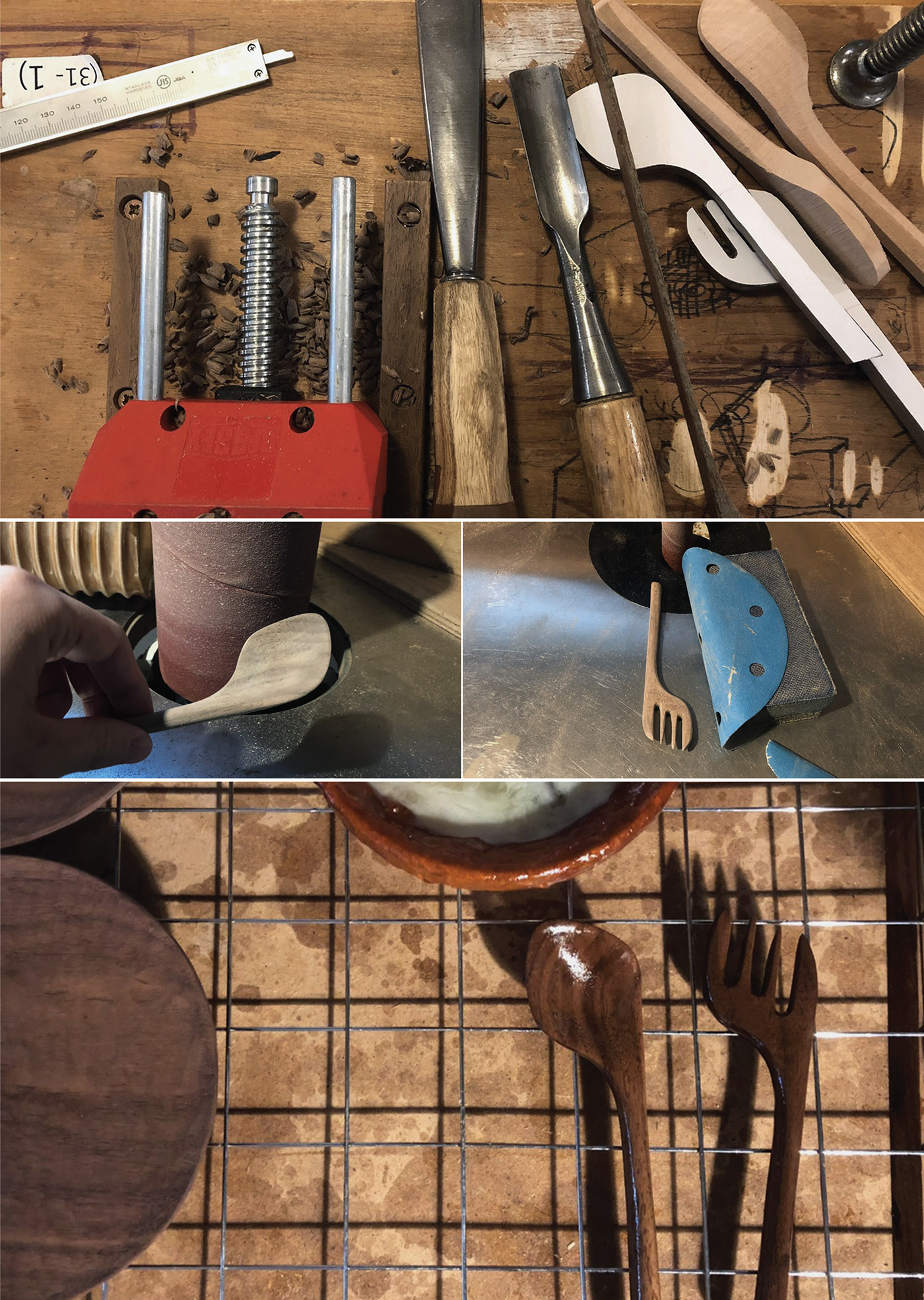 Product improvement，User experience，tableware，woodiness，Fork，Spoon，