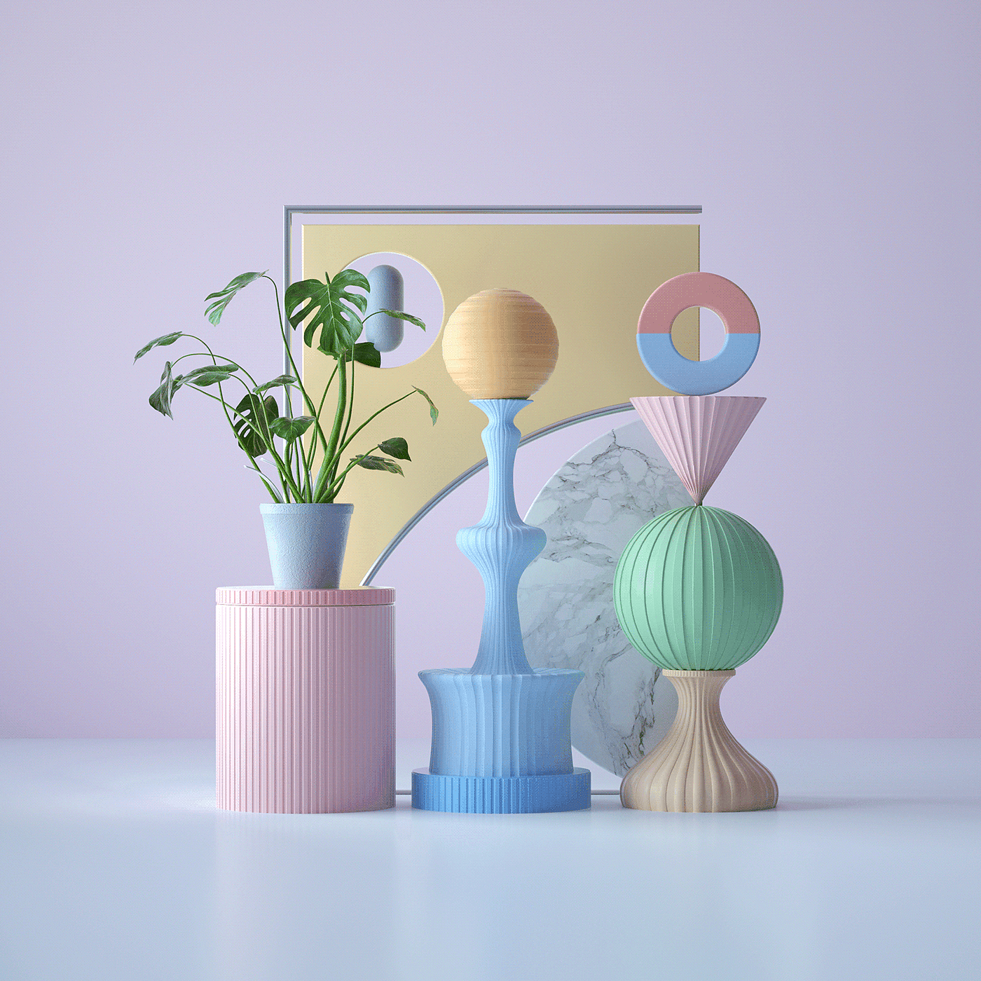Geometry，Color matching，space design ，Art，