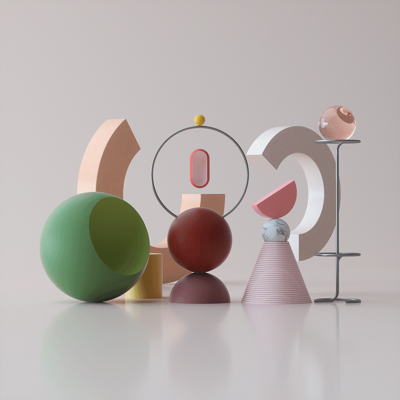 Geometry，Color matching，space design ，Art，