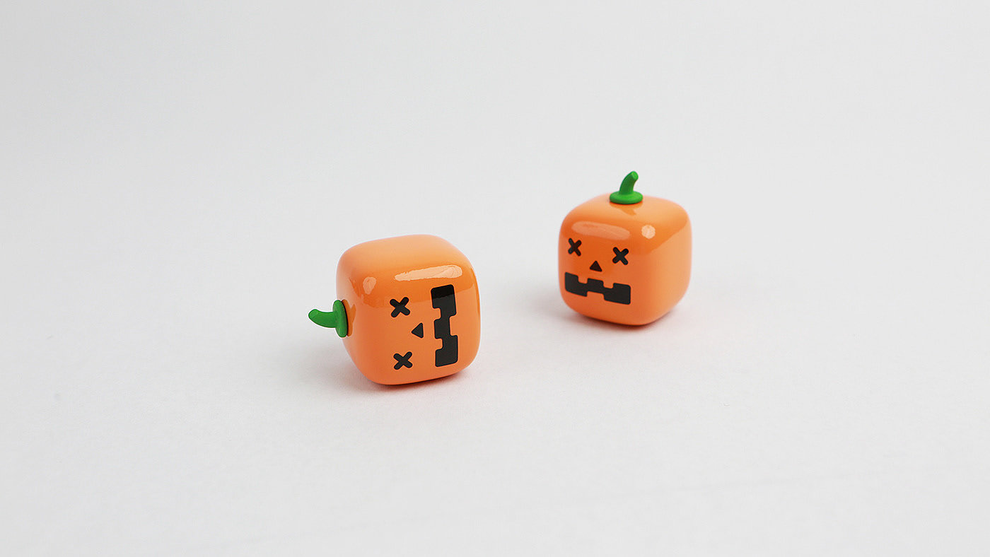 Pumpkin，Cube，Halloween，Toys，