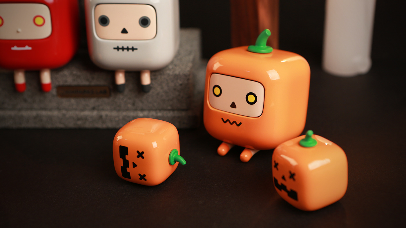 Pumpkin，Cube，Halloween，Toys，