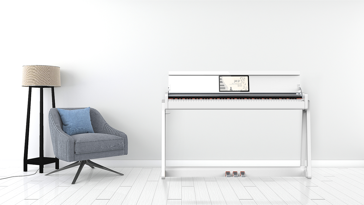 Portable electronic piano，