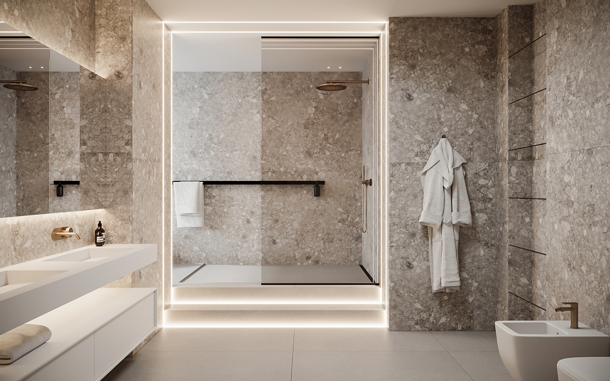 grain，Marble，Shower Room，lounge，bedroom，